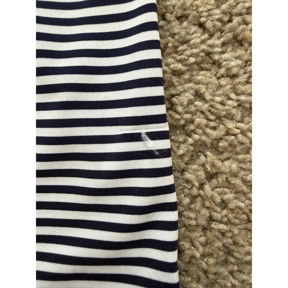 Polo Golf Ralph Lauren KPMG Women's PGA Shirt Medium Stripe UV Protection Golf T